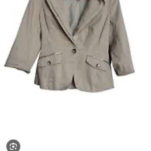 White House Black Market Beige Blazer